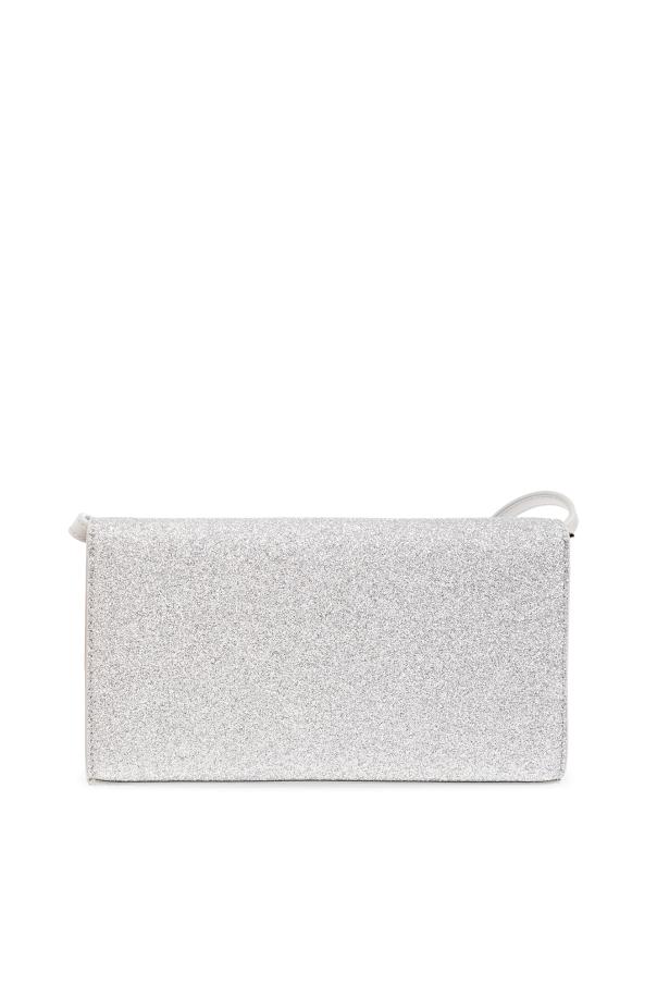 残りわずか＊DIESEL＊1dr wallet strap silver ショルダー Diesel Silver '1dr' Wallet With Shoulder Strap – rue de can